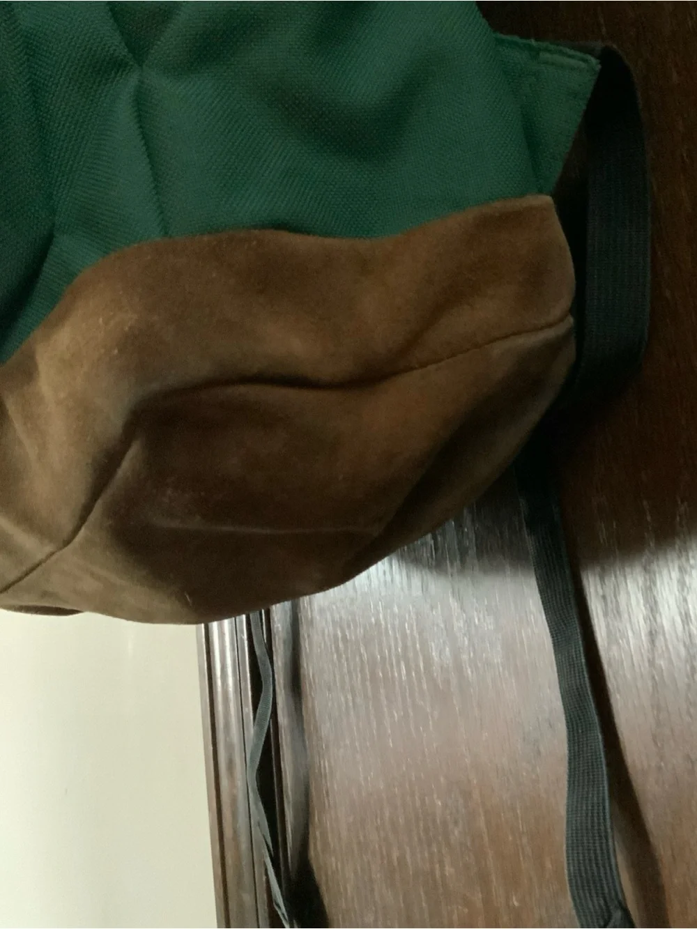 VTG Jansport 90s Backpack Suede Leather Bottom. School, work, hiking.